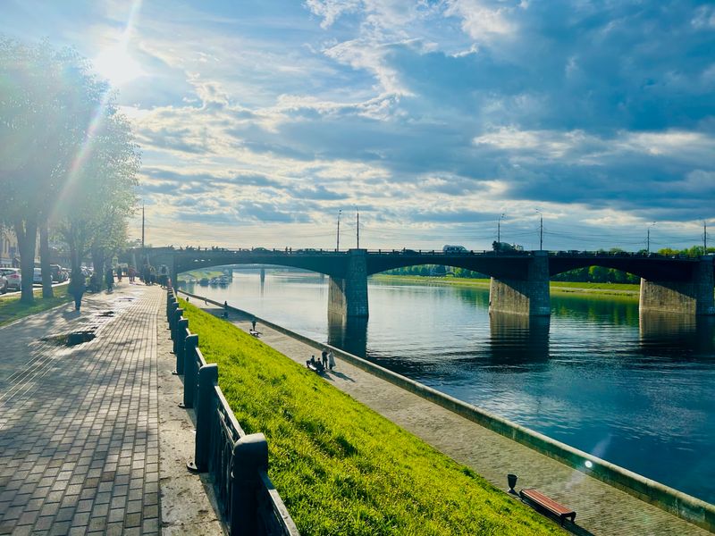 Новый мост через Волгу