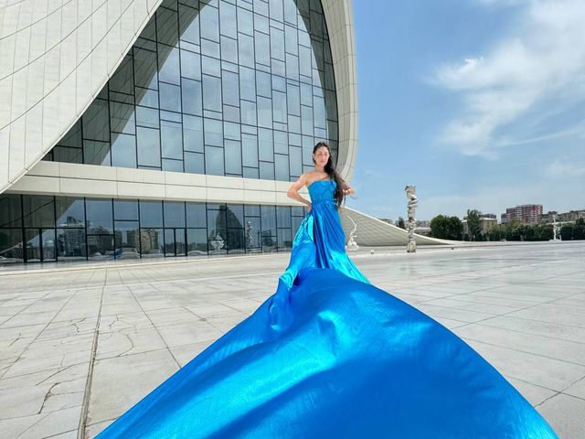 Фотосессия в Баку Flying dress — фото 3