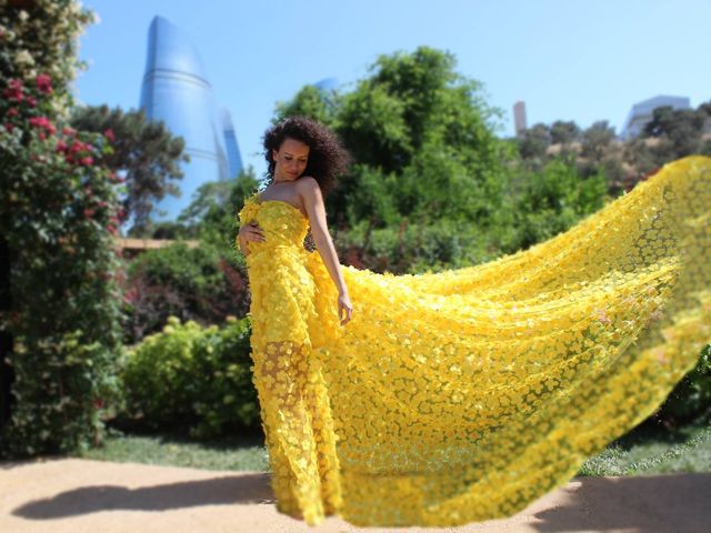 Фотосессия в Баку Flying dress — фото 2