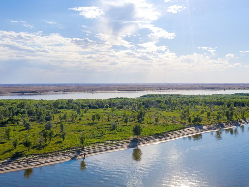 Волга в Астрахани
