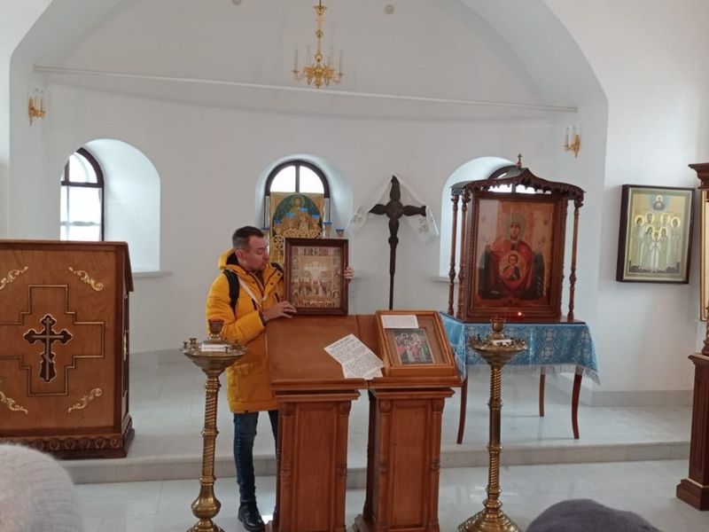 Храм новомучеников Российских, Свято-Знаменский Абалакский монастырь
