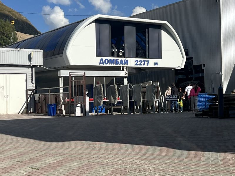 Подъемник на второй уровень канатной дороги