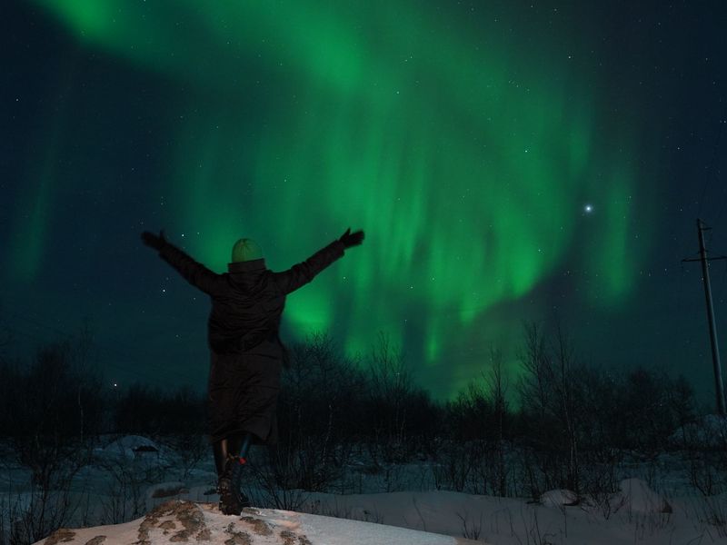 Фотоохота за Северной Авророй - групповая экскурсия в Мурманске на машине гида длительностью 5 часов с количеством участников до 8 человек со скидкой 25% цена экскурсии 4050₽