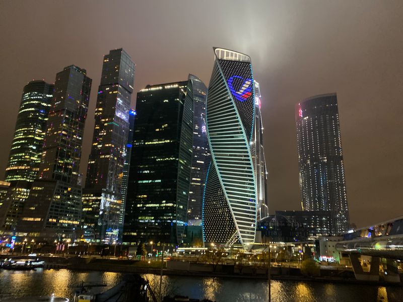 Огни Москва-Сити 