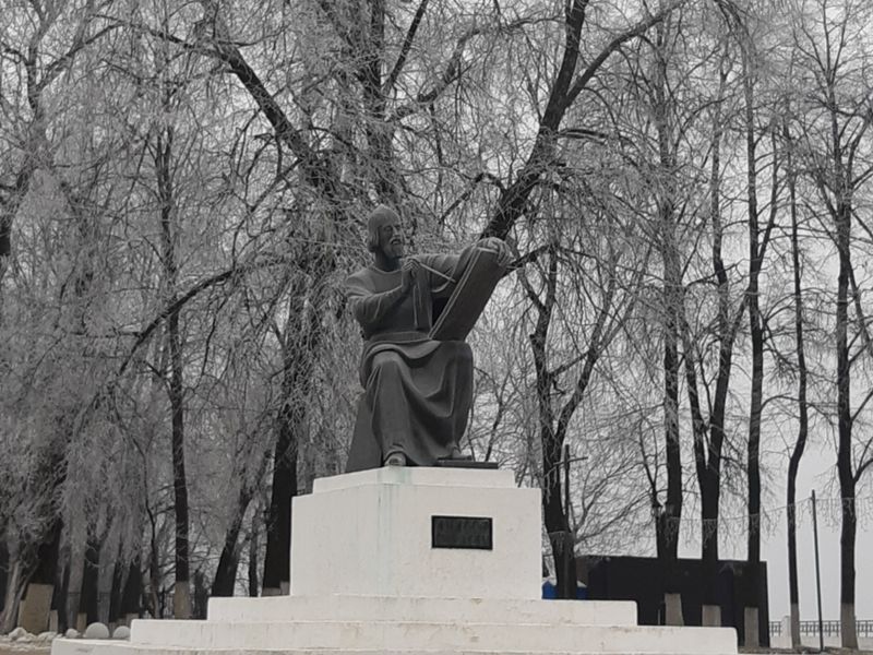 Памятник А. Рублёву, 1995 год 