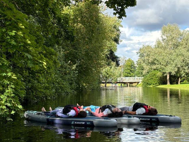 Обзорная прогулка на сапе по Каменному острову в Санкт-Петербурге — фото 3
