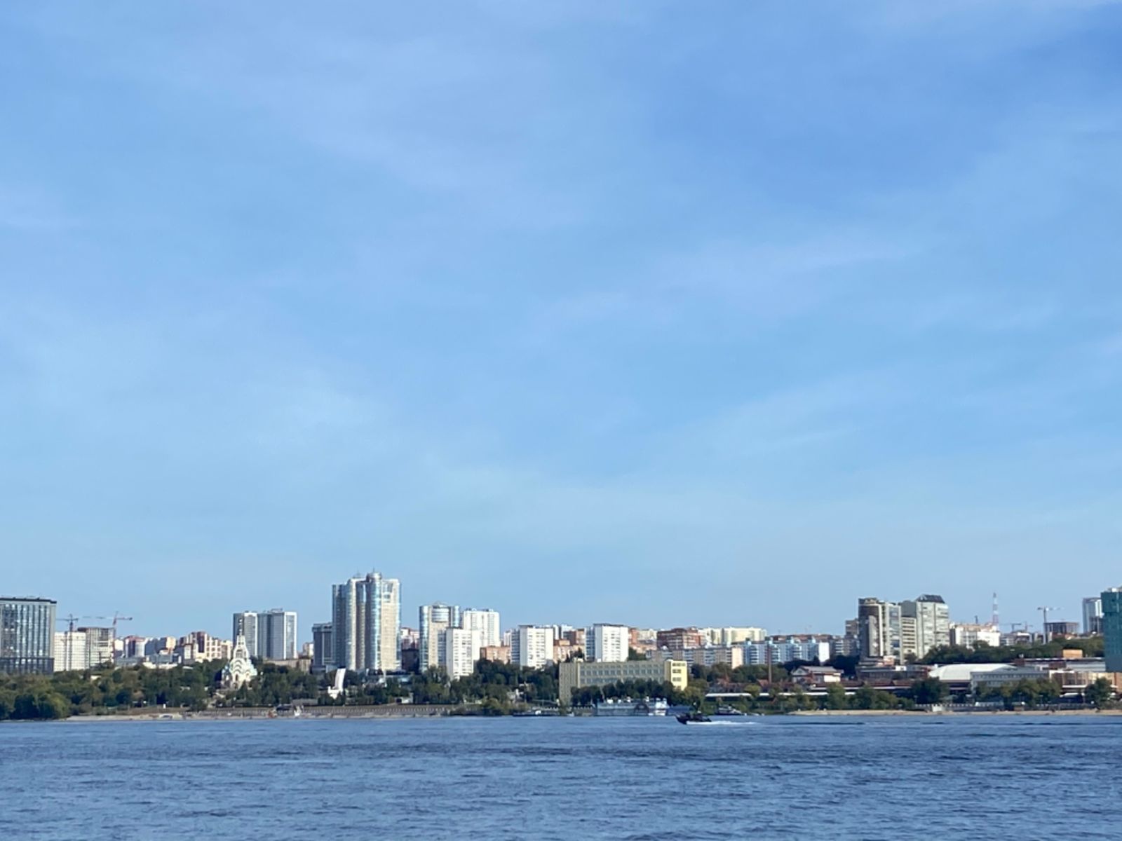 Вид на город