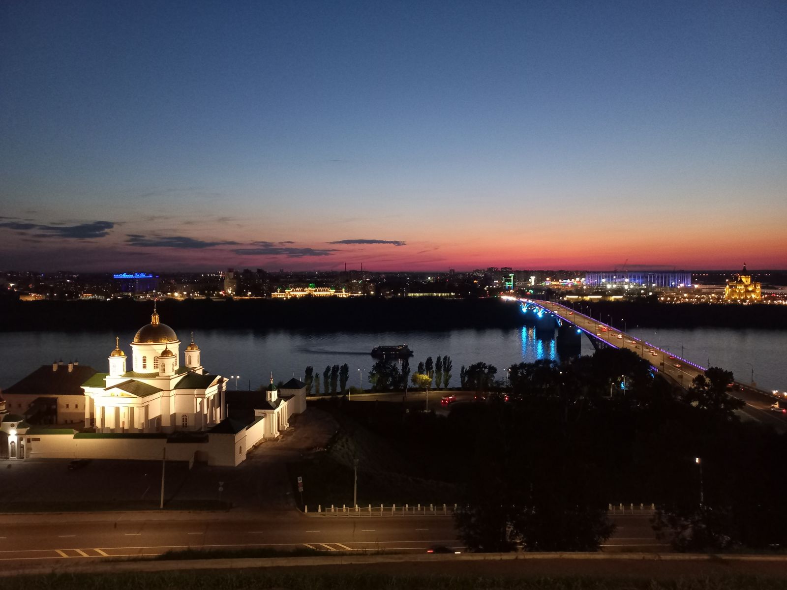 Вид с набережной Федоровского