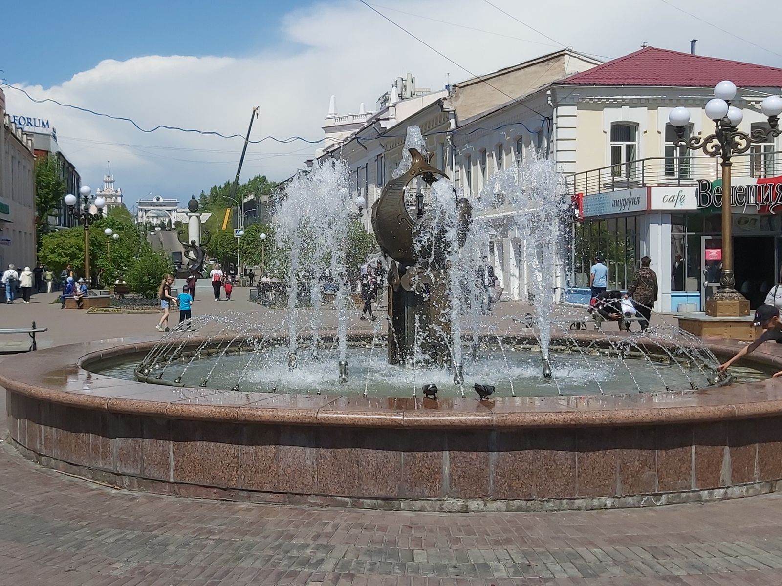 Арбат в городе Улан-Удэ