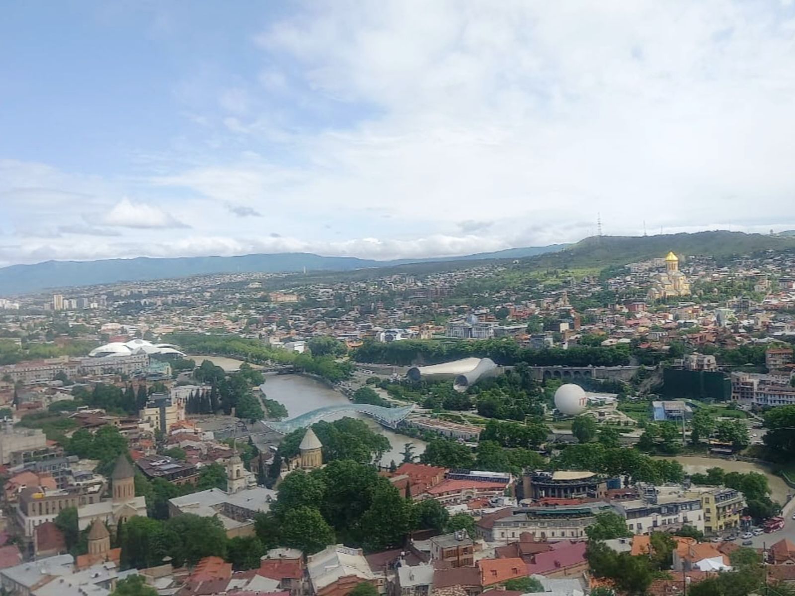 Панорама Тбилиси с Нарикалы 