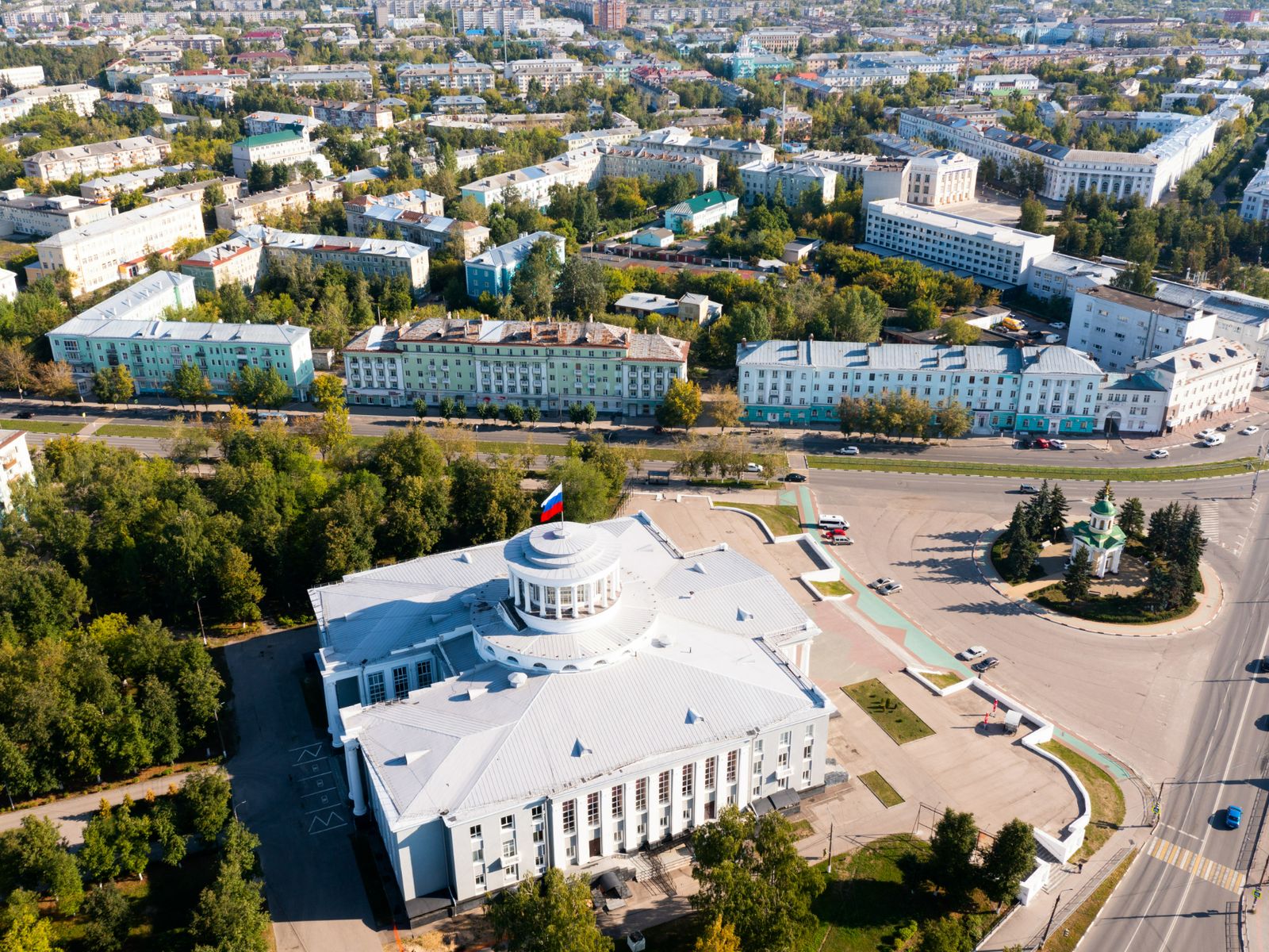 Вид на город