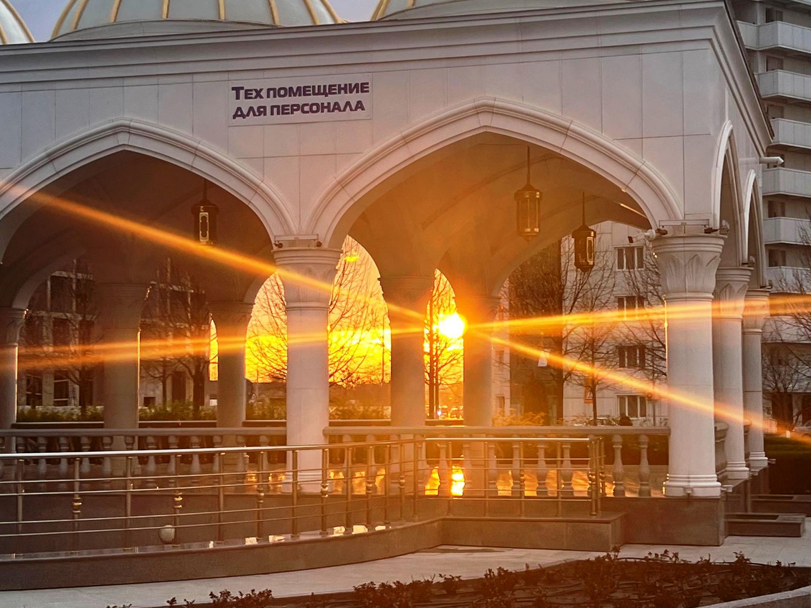 Закат в Грозном