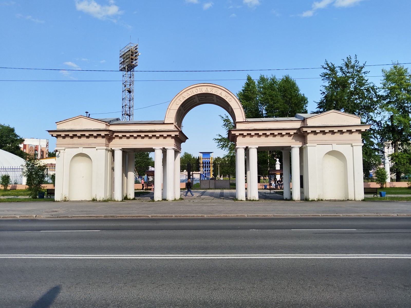 Стадион "Динамо", бывший Александровский сад 