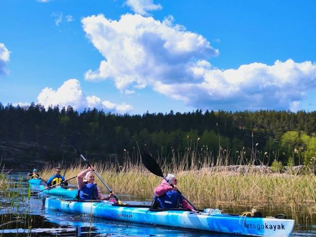 Групповая прогулка на морских каяках по Ладожским шхерам — фото 2