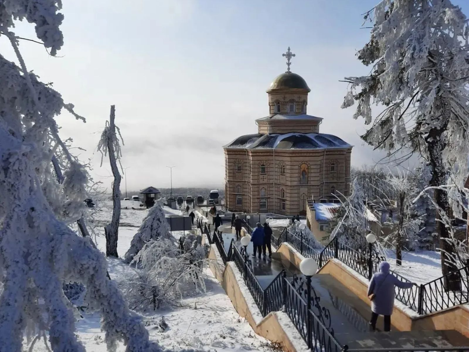 На экскурсии