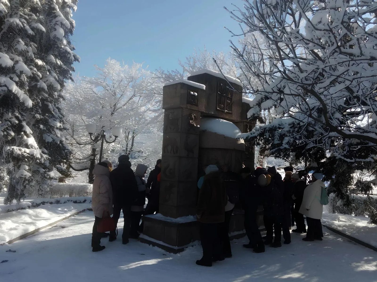 На экскурсии