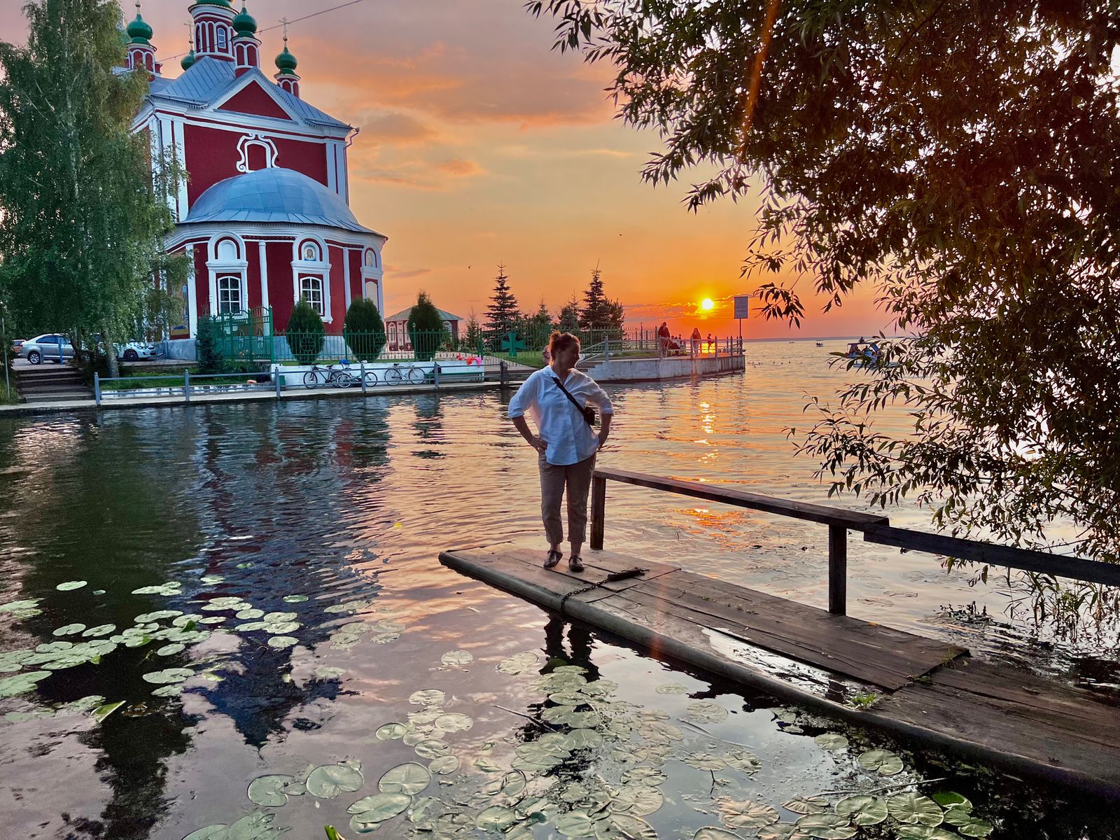 Закат в устье