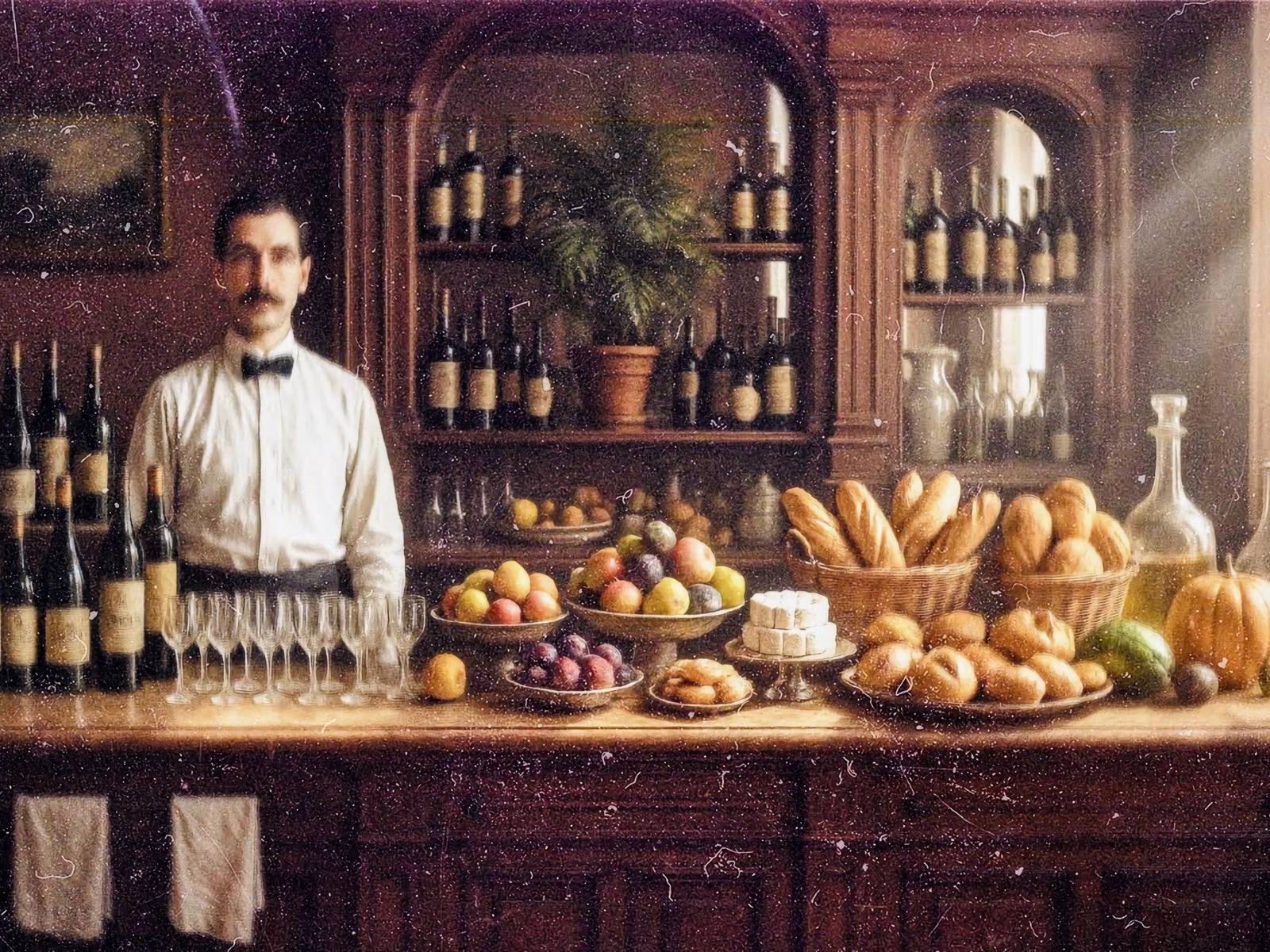 В ресторане 