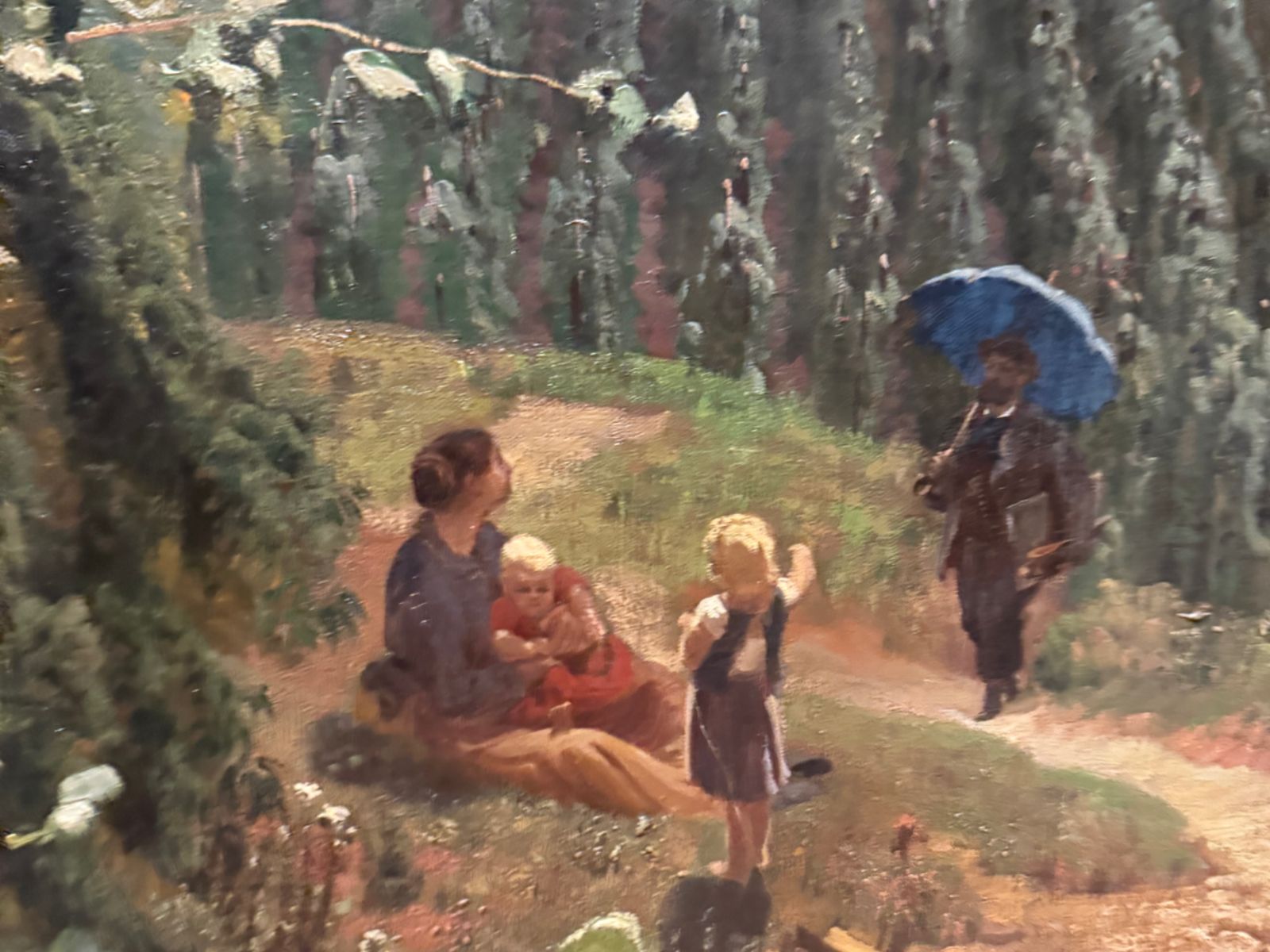 В музее