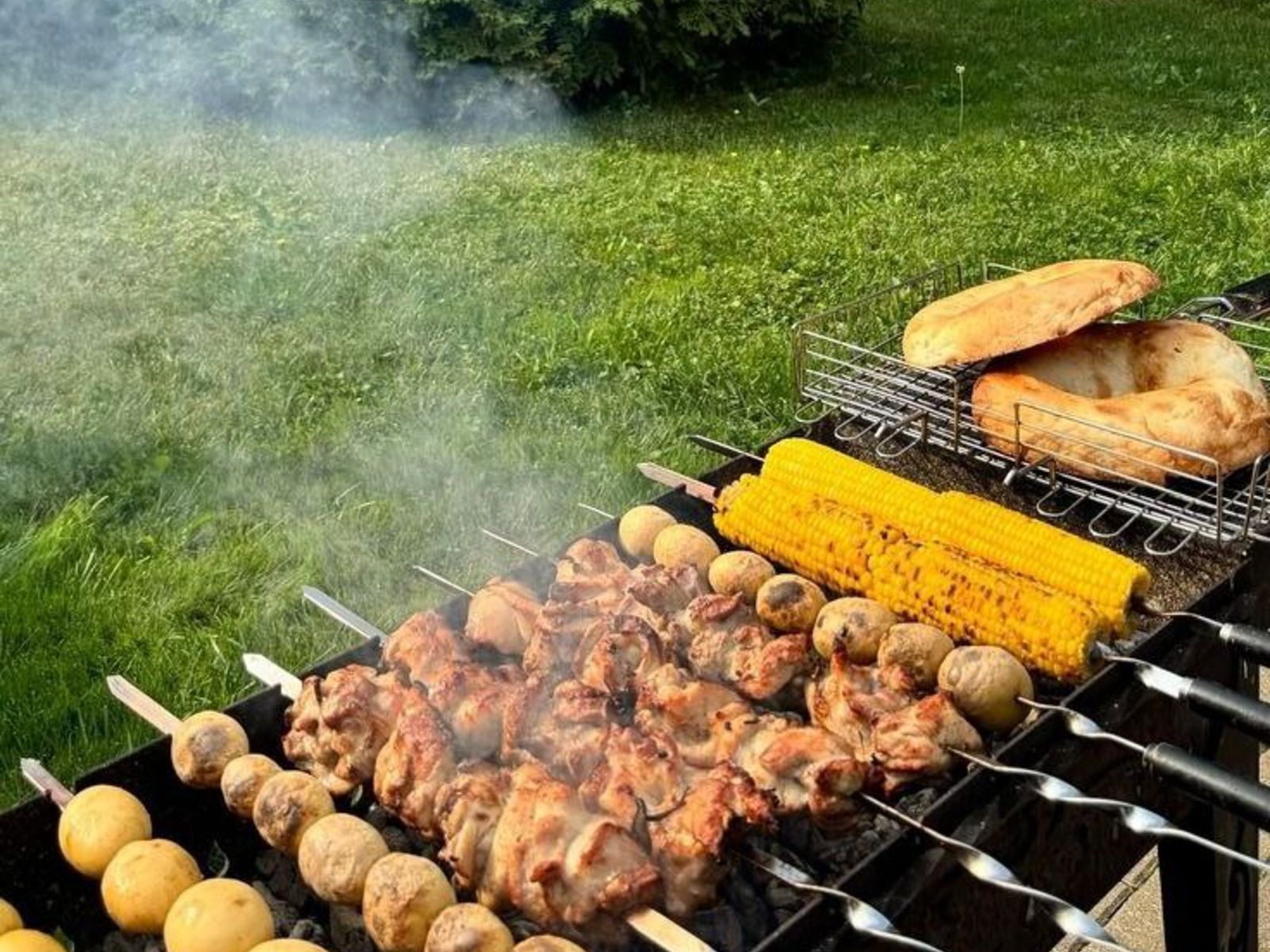 Шашлык на мангале