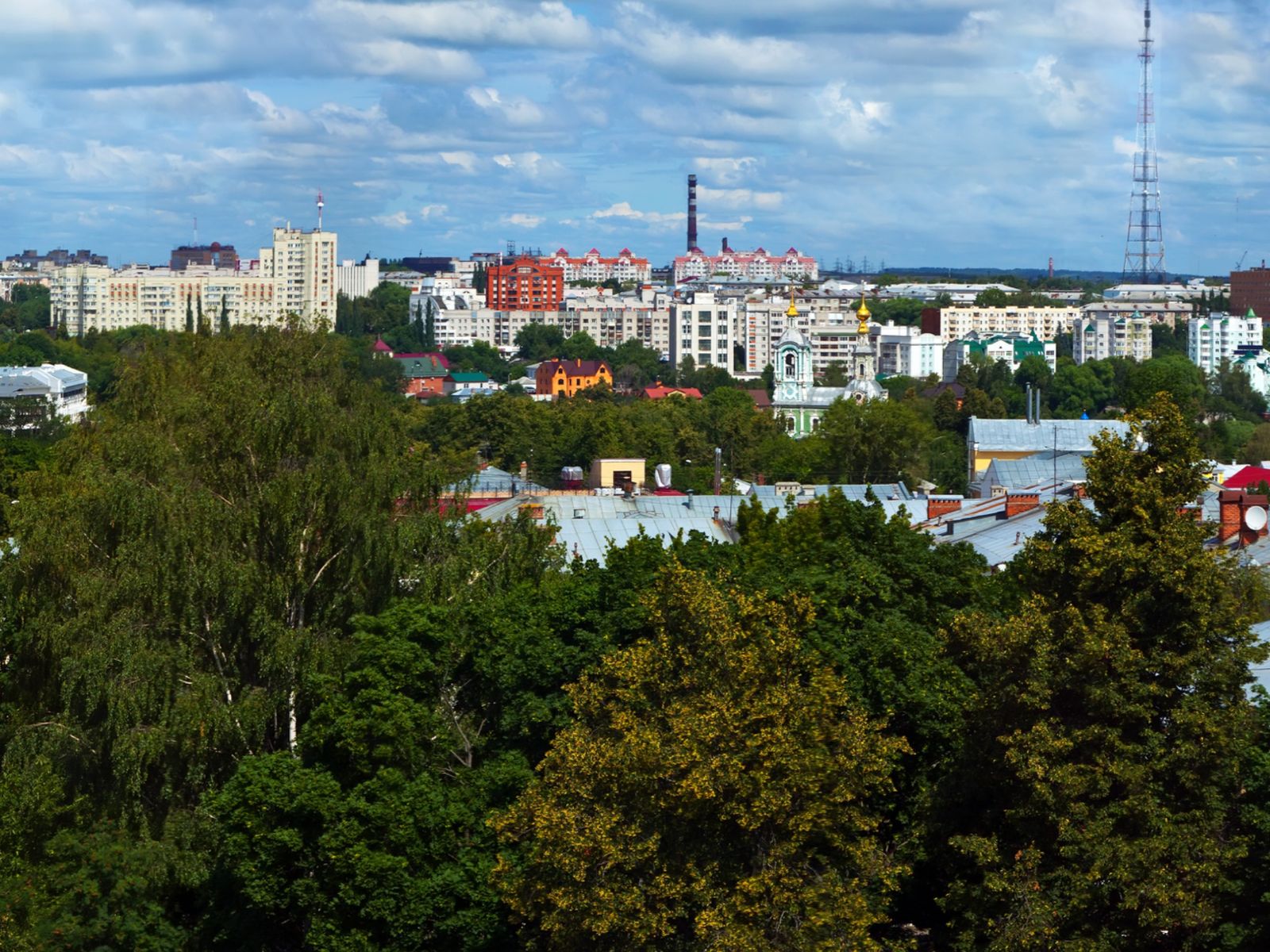 Панорама города 