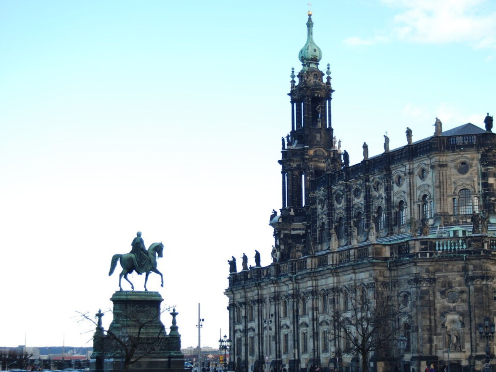 Площадь в Дрездене