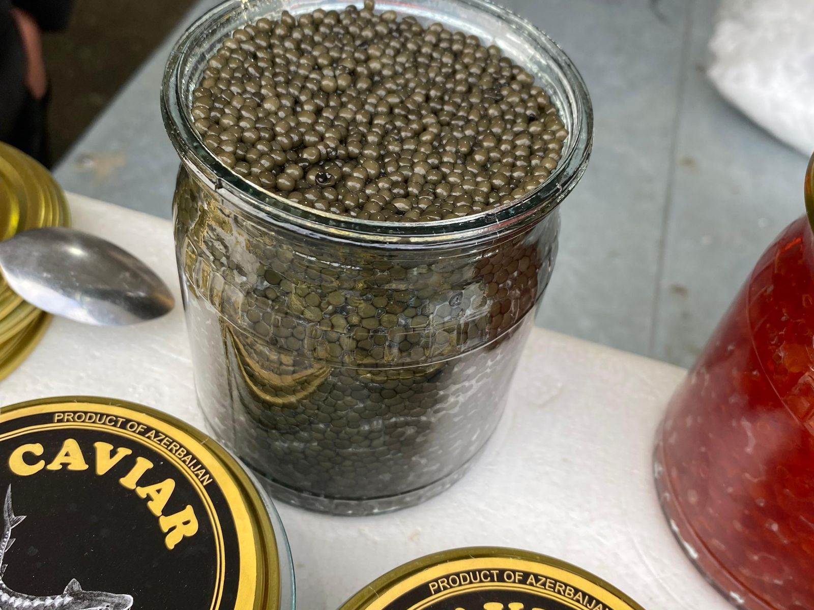 Дегустация чёрной икры