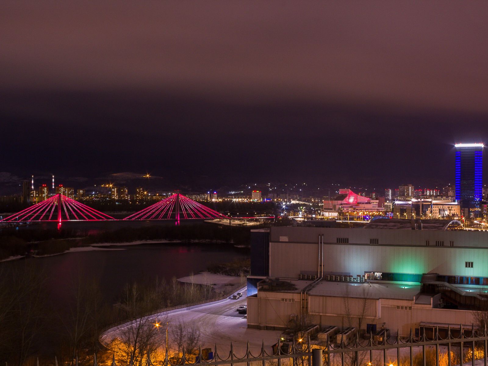 Огни ночного города