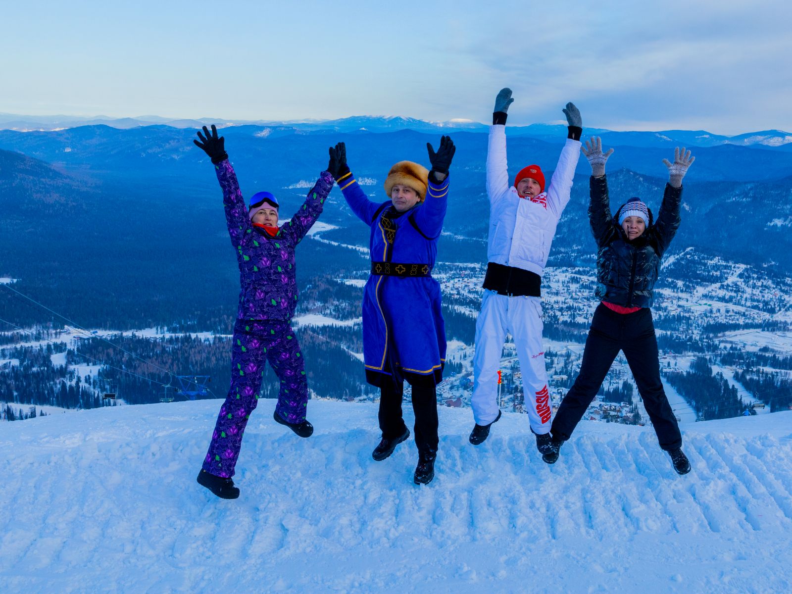 На экскурсии по Шерегешу