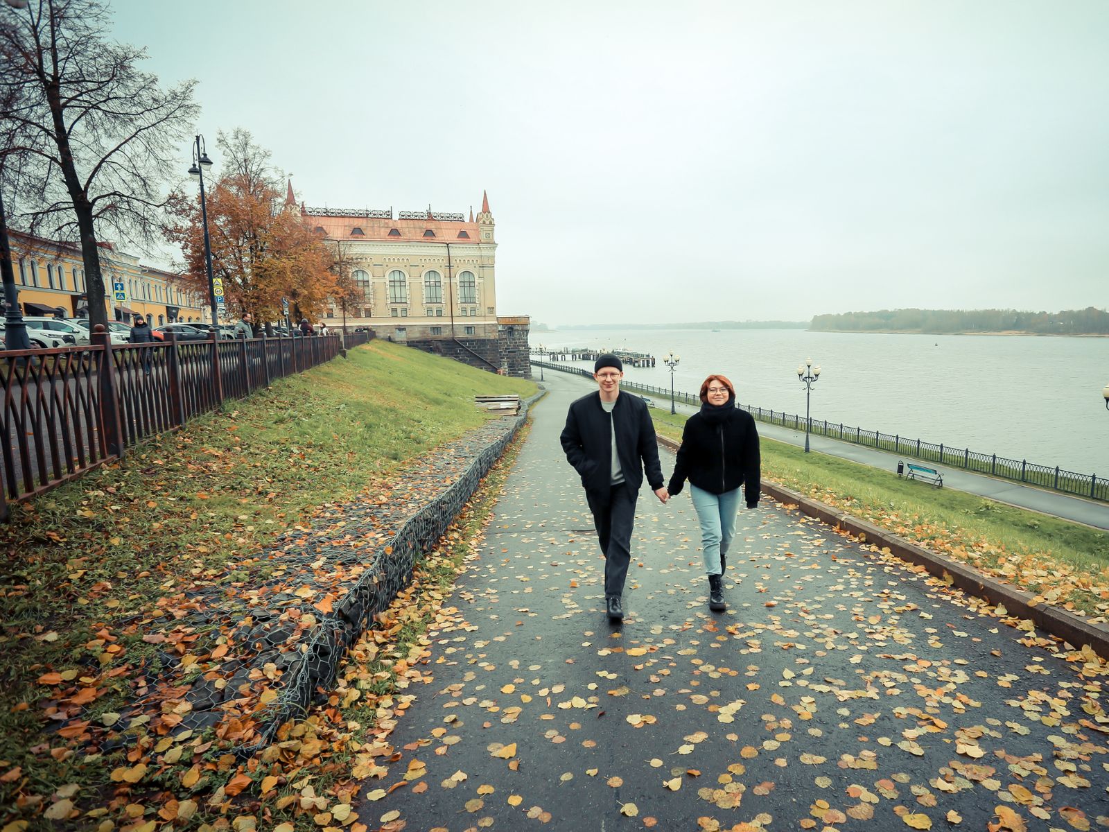 На прогулке