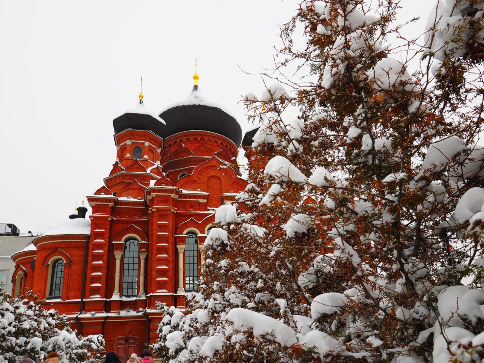 Церковь зимой