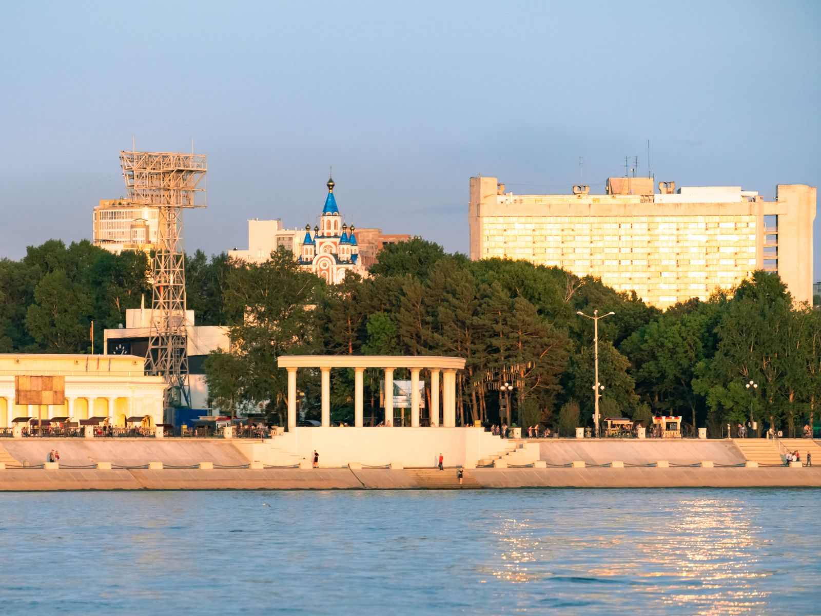 Вид на город