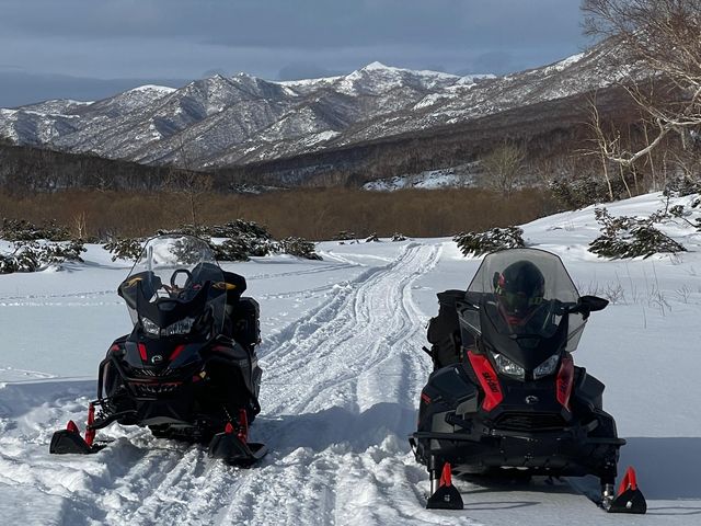 Снегоходная экскурсия на Авачинский перевал на Камчатке