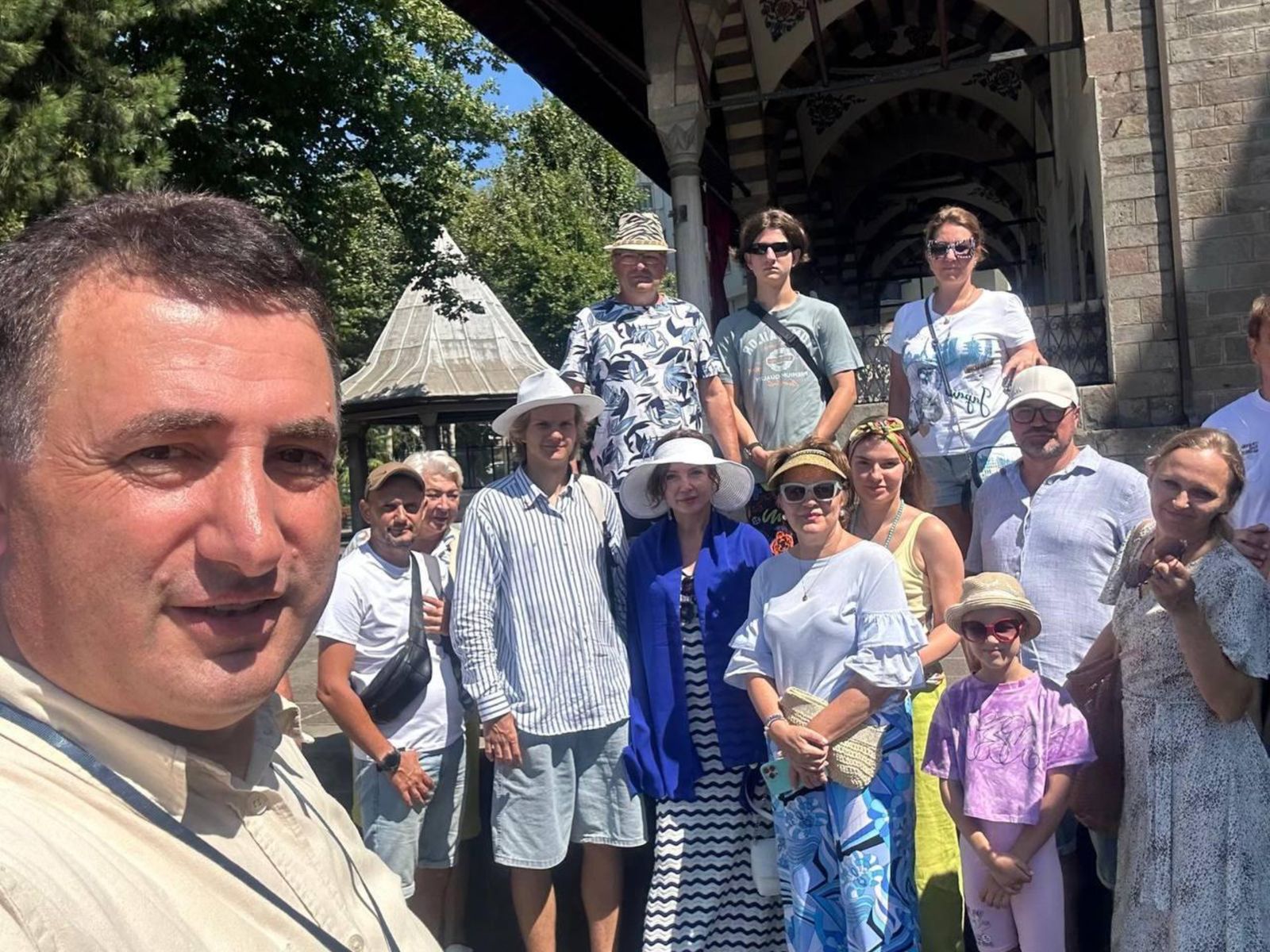 На экскурсии