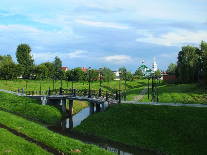 Вид на берега подгорных рек