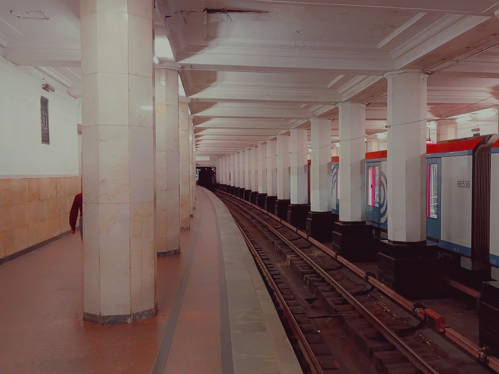 Платформа метро Александровский сад