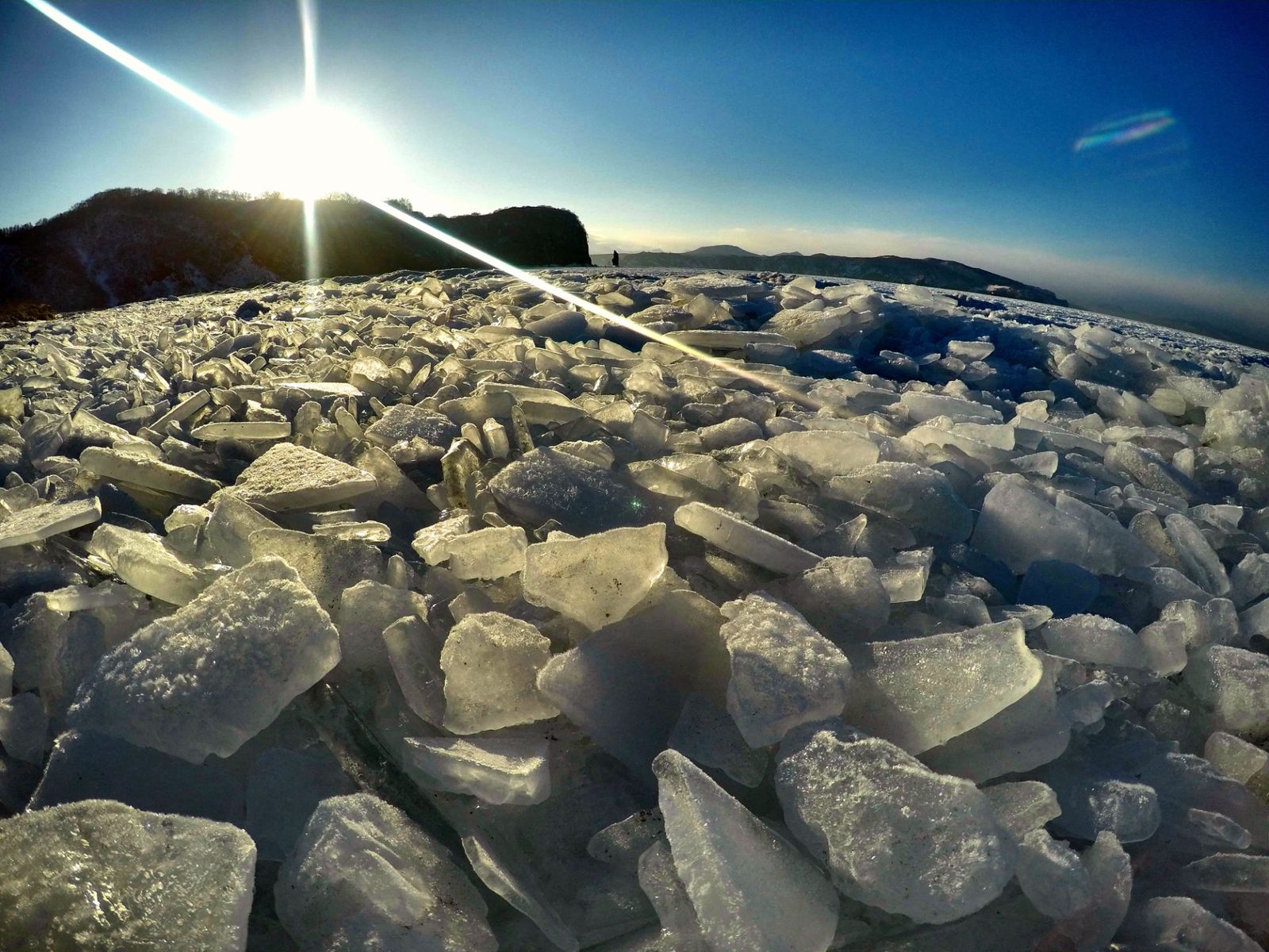 Лёд в Авачинской бухте