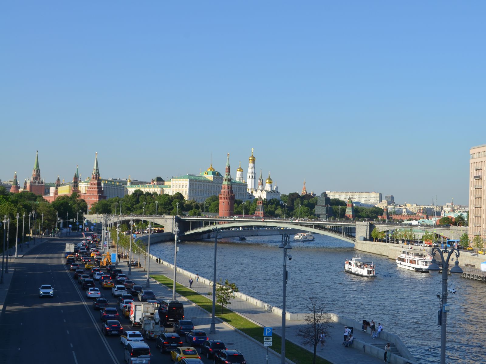 Панорама Кремля. Большой Каменный мост