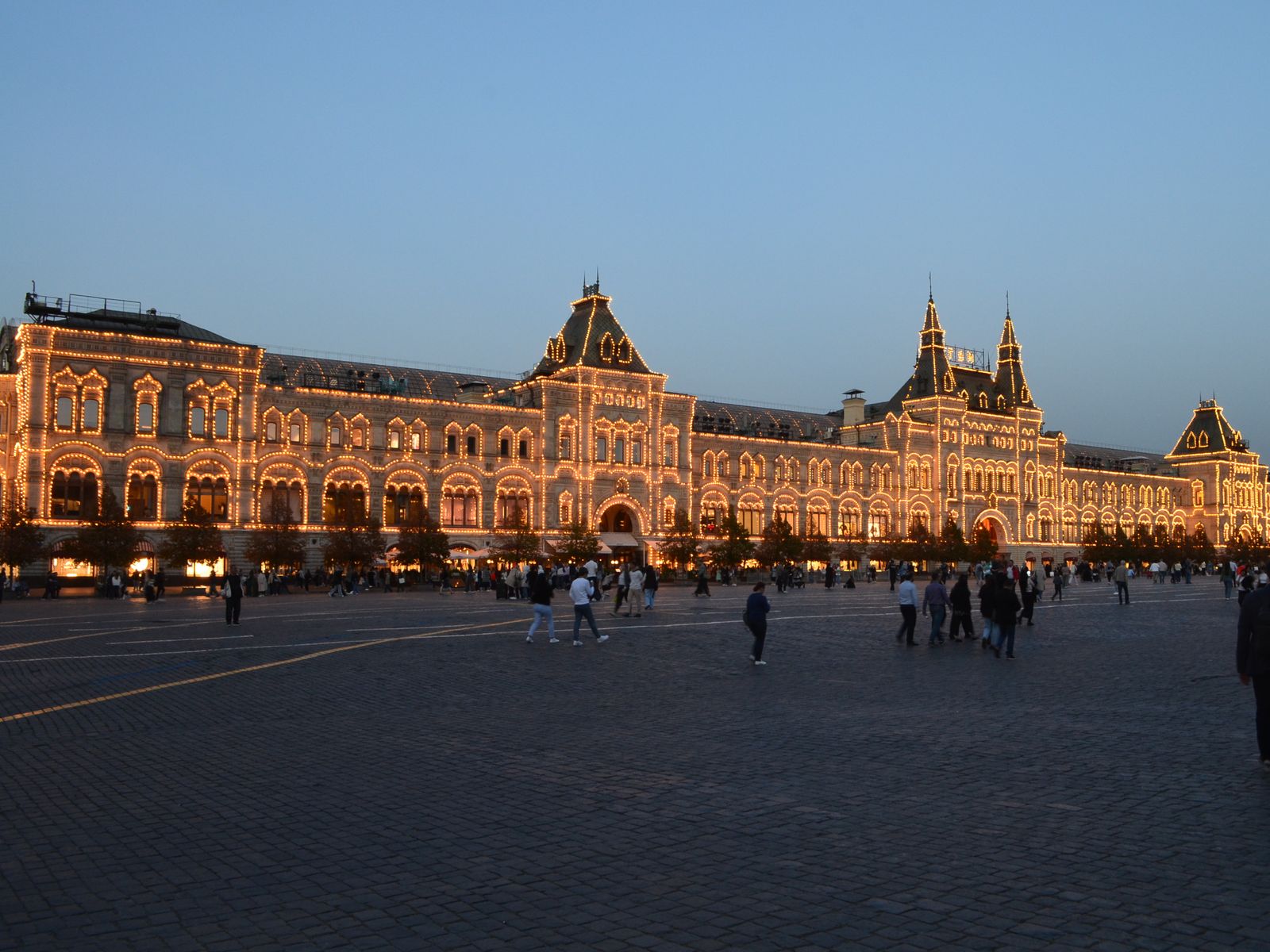 Красная площадь. Верхние торговые ряды - ГУМ