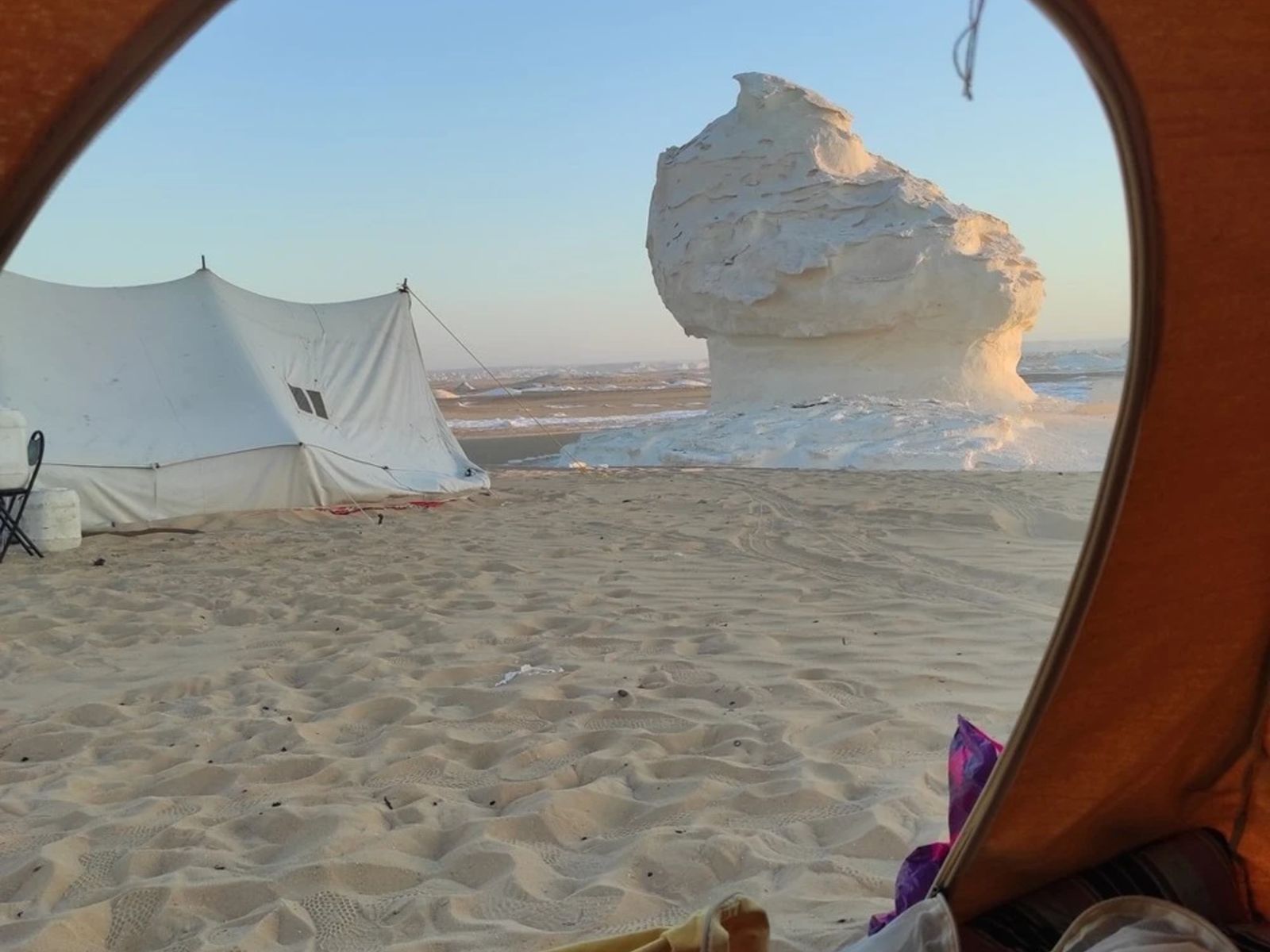 Вид из палатки