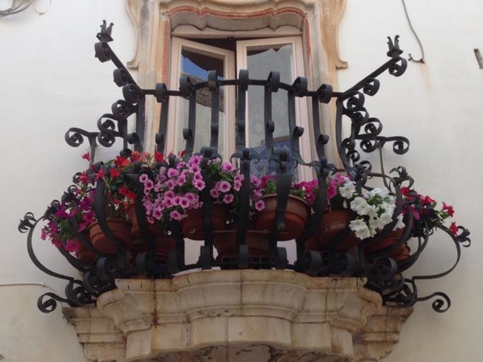 Цветы на балконе