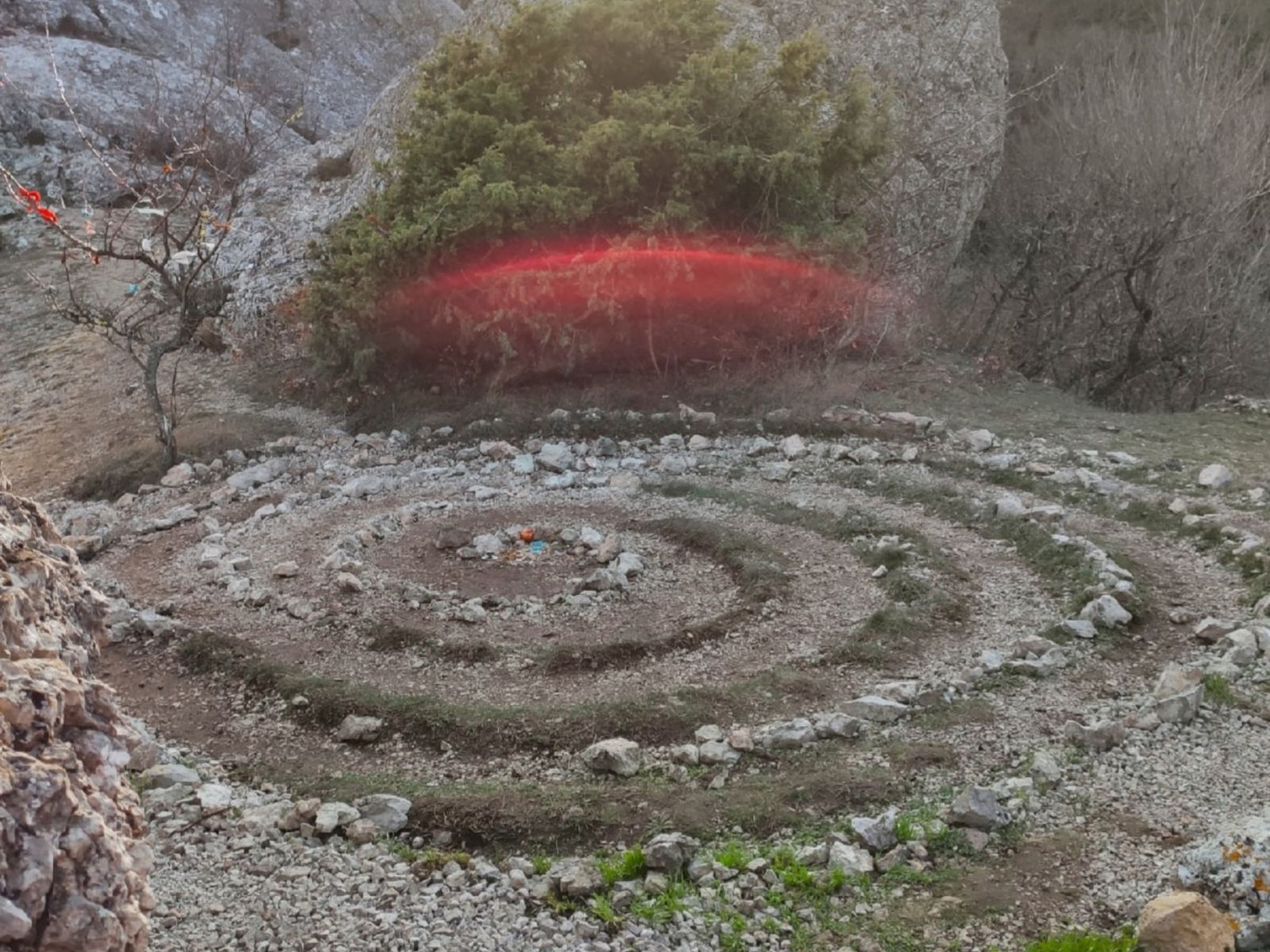 Энергетическая спираль у подножия Владыки Храма Солнца