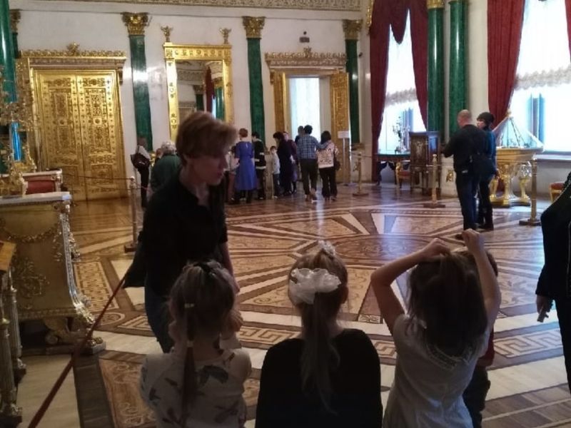 На экскурсии