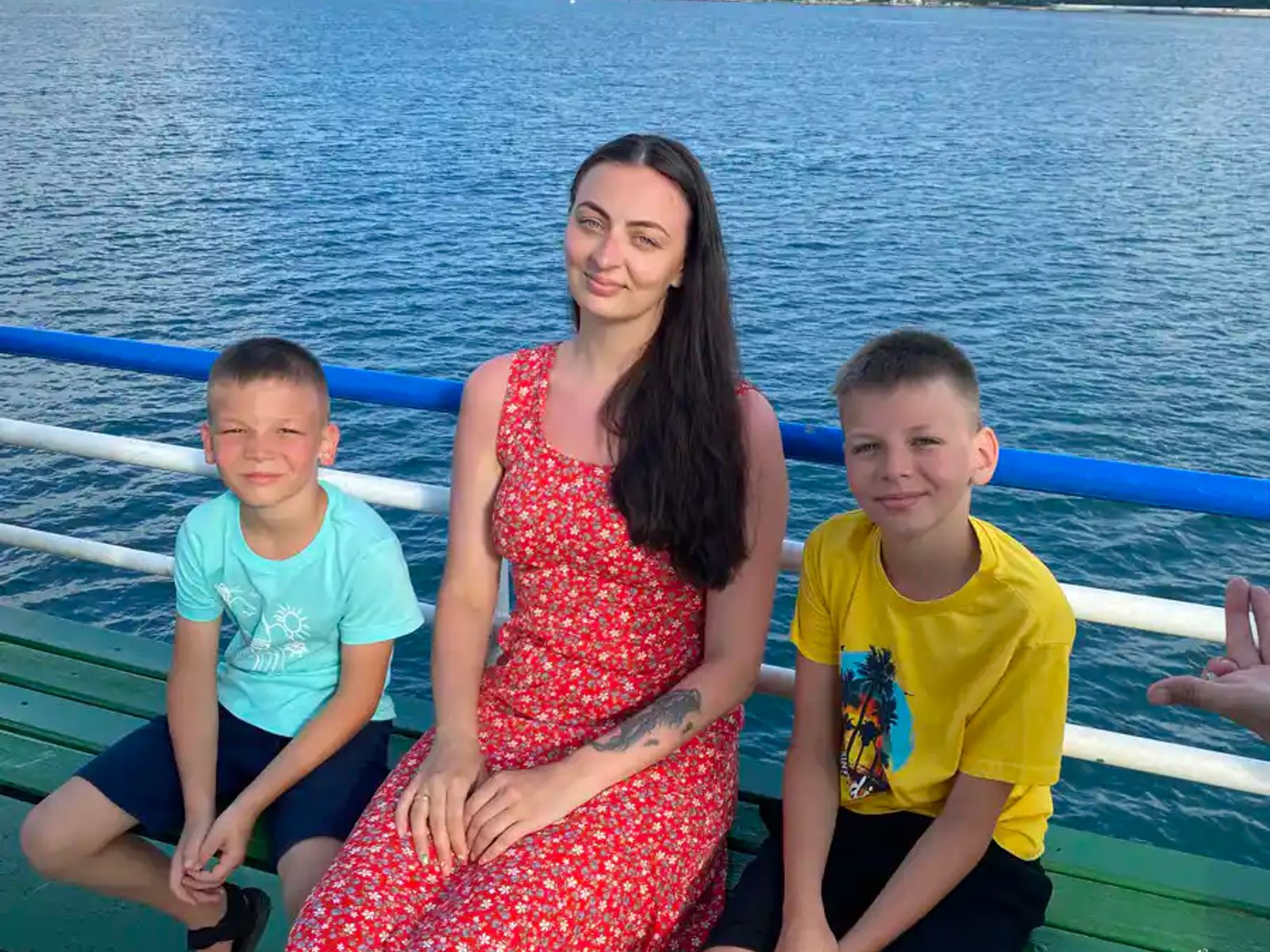 Наши туристы на морской прогулке