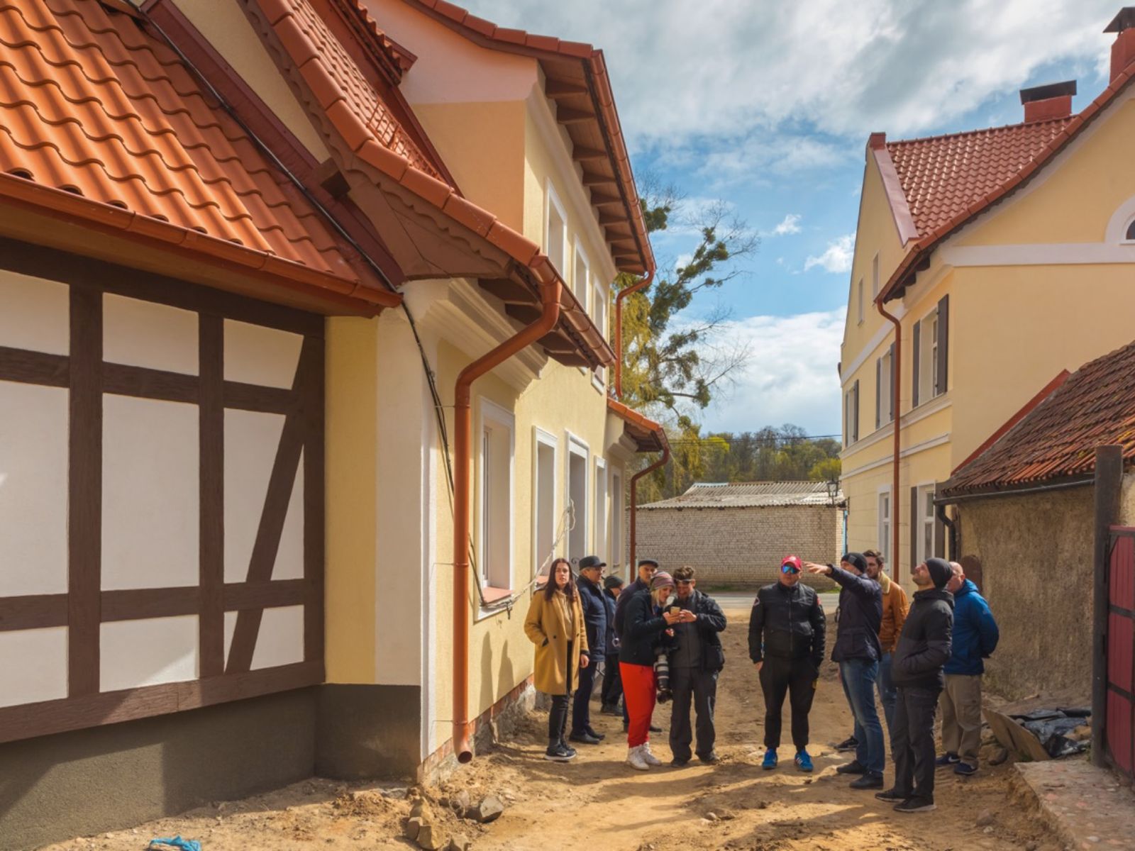 Фахверковая архитектура и черепичные крыши