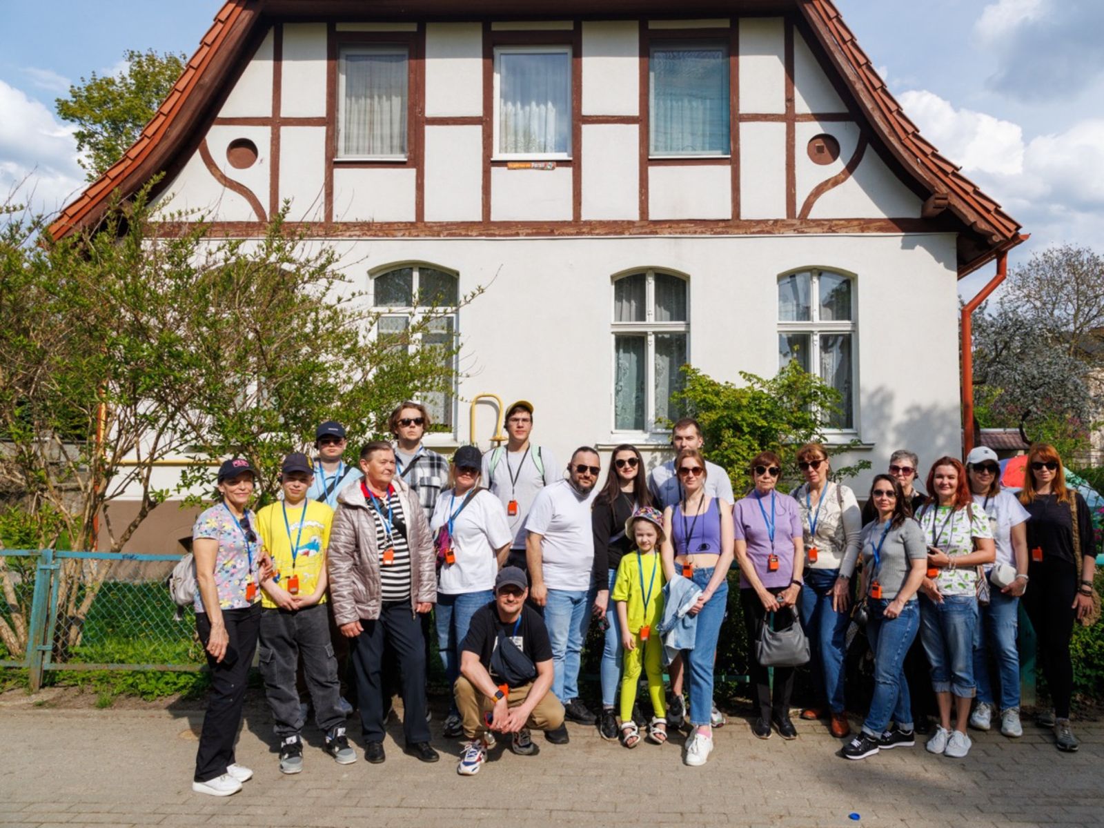 Фахверк, черепица и брусчатка