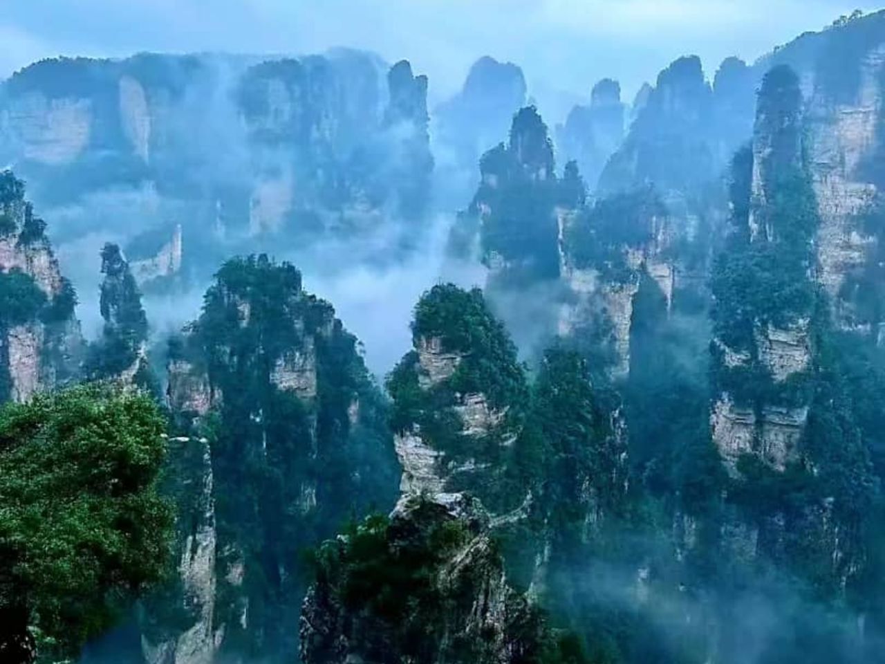 2-дневный обзорный тур из Чжанцзяцзе в национальные парки - индивидуальная экскурсия в Чжанцзяцзе на машине гида длительностью более 12 часов с количеством участников до 4 человек цена экскурсии 1385$