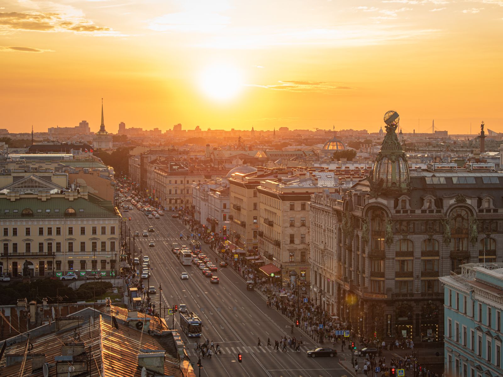 Невский проспект. Увидим со смотровой