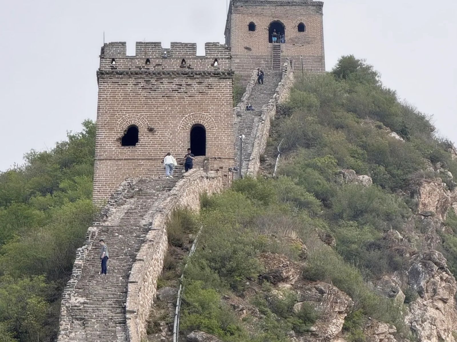 Дикий участок Великой Китайской стены Симатай