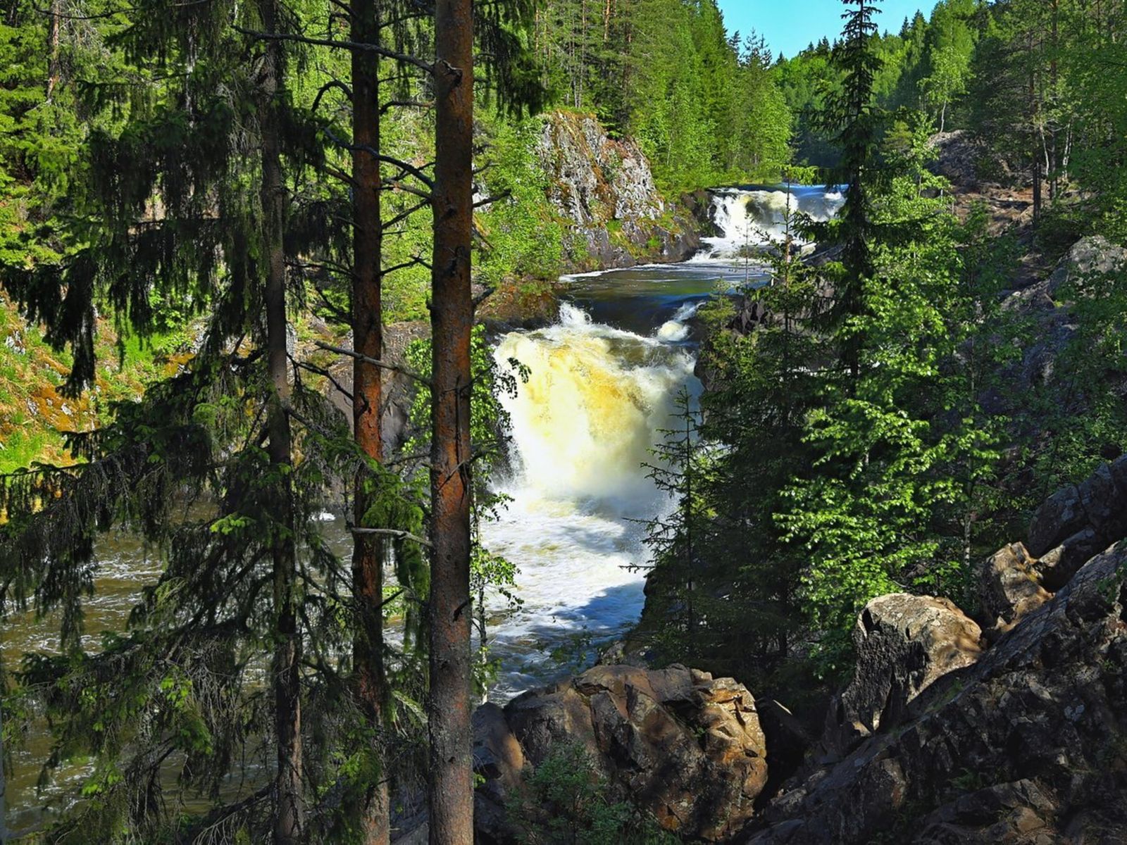 Водопад Кивач 